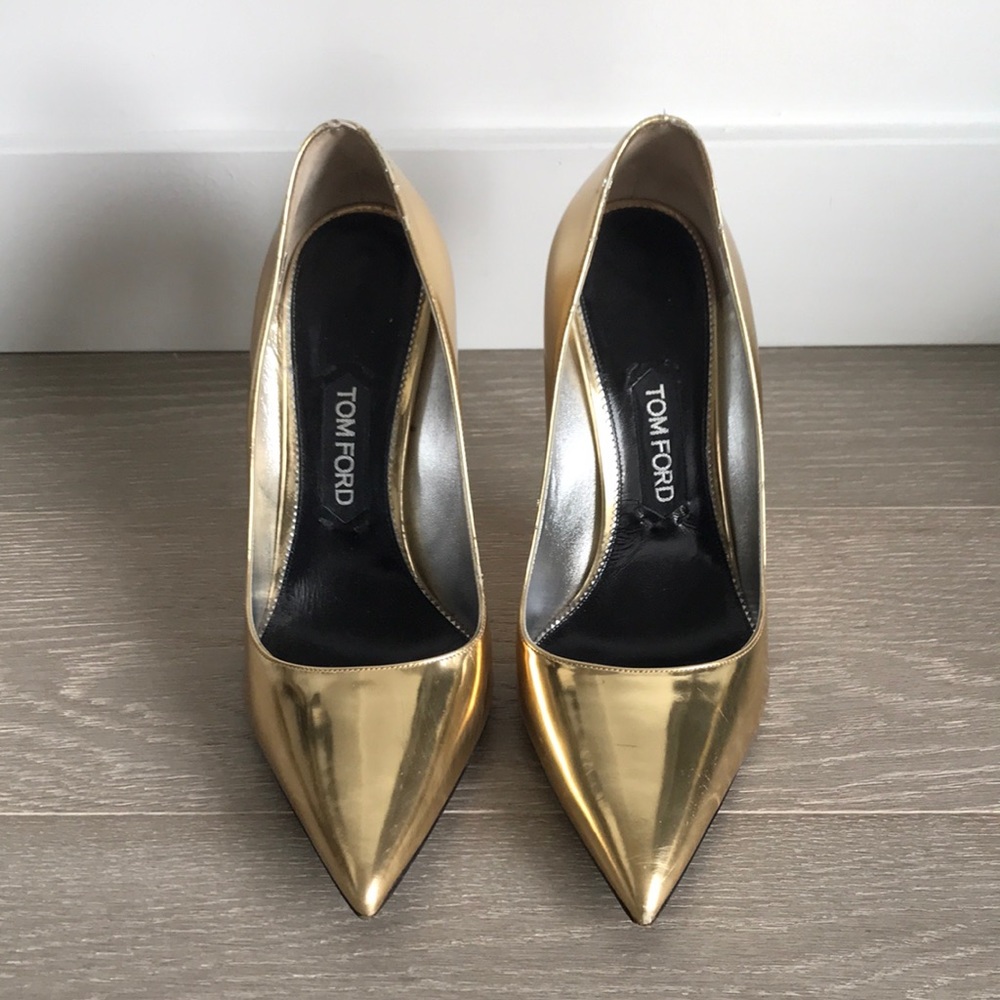 Tom Ford Gold Pumps - Size 39.5